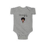 CUSTOM ONESIE FOR HENDRIX (Black Print)