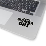 MAMBA OUT STICKER (Black)