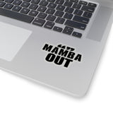 MAMBA OUT STICKER (Black)