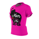 MOM & ME ELEPHANT T-SHIRT (Pink / Black)