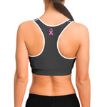 WE STAND STRONG TOGETHER SPORTS BRA (Gray)