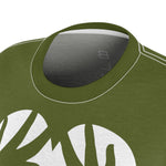 MY MOM MY HEART T-SHIRT (Military Green / White)