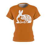 MOTHER BUNNY T-SHIRT (Burnt Orange / White)