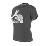 MOTHER BUNNY T-SHIRT (Dark Gray / White)