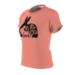 MOTHER BUNNY T-SHIRT (Salmon / Black)
