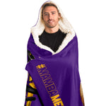MAMBA MENTALITY HOODED BLANKET (Purple)