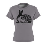 MOTHER DAUGHTER BUNNY T-SHIRT (Gray / Black)