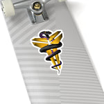 BLACK MAMBA LOGO W/ MAMBA (Gold / Purple)