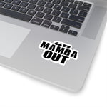 MAMBA OUT STICKER (Black)