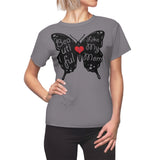 BEAUTIFUL LIKE MY MOM T-SHIRT (Gray / Black)