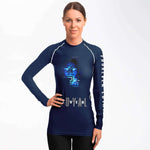 WOMEN'S FOUREVER LOYAL RASH GUARD (Navy)