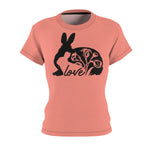 MOTHER BUNNY T-SHIRT (Salmon / Black)