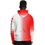 C4 PULLOVER HOODIE (RED & WHITE)