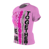 WE STAND STRONG TOGETHER T-SHIRT (Pink / Black Print)