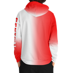 C4 PULLOVER HOODIE (RED & WHITE)