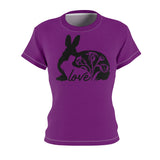 MOTHER BUNNY T-SHIRT (Purple / Black)