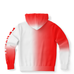 C4 PULLOVER HOODIE (RED & WHITE)