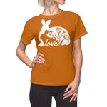 MOTHER BUNNY T-SHIRT (Burnt Orange / White)
