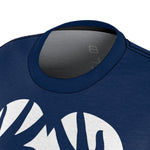 MY MOM MY HEART T-SHIRT (Navy Blue / White)