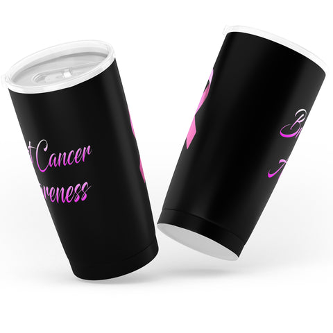 BREAST CANCER AWARENESS TUMBLER CUP (Black)
