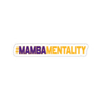 MAMBA MENTALITY STICKER (Purple / Gold)