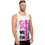 MEN'S WE STAND STRONG TOGETHER TANK TOP (White)