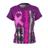 WE STAND STRONG TOGETHER T-SHIRT (Purple / Black Print)