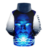 FOUREVER LOYAL HOODIE V2 (Navy - White)