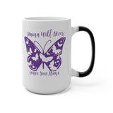 MOM WILL NEVER LEAVE YOU ALONE COFFEE MUG