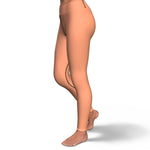 WOMEN'S MPOWER YOGA LEGGINGS (Peach)