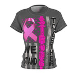 WE STAND STRONG TOGETHER T-SHIRT (Dark Gray / Black Print)