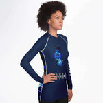WOMEN'S FOUREVER LOYAL RASH GUARD (Navy)