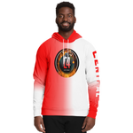 C4 PULLOVER HOODIE (RED & WHITE)