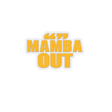 MAMBA OUT STICKER (Gold)