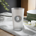 TEAM C4 16 OZ FROSTED GLASS