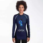 WOMEN'S FOUREVER LOYAL RASH GUARD (Navy)