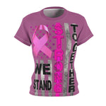 WE STAND STRONG TOGETHER T-SHIRT (Soft Purple / Black Print)