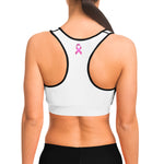WE STAND STRONG TOGETHER SPORTS BRA (White)