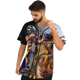 THE BLACK MAMBA BASEBALL JERSEY (BLACK STRIPES)