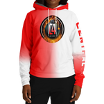 C4 PULLOVER HOODIE (RED & WHITE)