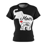 MOM & ME ELEPHANT T-SHIRT (Black / White)