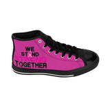 WE STAND STRONG TOGETHER SNEAKERS (Hot Pink / Black)