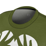 MY MOM MY HEART T-SHIRT (Military Green / White)