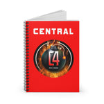 C4 SPIRAL NOTEBOOK (RED) - RULED LINE