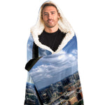 DOWNTOWN DALLAS HOODED BLANKET