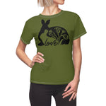 MOTHER BUNNY T-SHIRT (Military Green / Black)