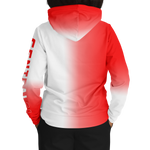 C4 PULLOVER HOODIE (RED & WHITE)