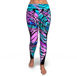 WOMEN'S NEON TIGER LEGGINGS
