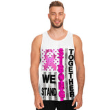 MEN'S WE STAND STRONG TOGETHER TANK TOP (White)