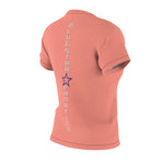 MY MOM MY HEART T-SHIRT (Salmon / White)